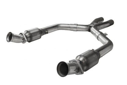 Kooks 05-10 Ford Mustang GT 4.6L 3V Auto/Manual 2 1/2in x 2 1/2in OEM Cat X Pipe Kooks HDR Req - Graveyard Performance