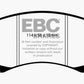 EBC 02-05 Mitsubishi Lancer 2.0 ES Ultimax2 Front Brake Pads