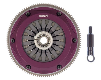 Exedy 2008-2015 Mitsubishi Lancer Evolution GSR L4 Hyper Triple Cerametallic Clutch Rigid Disc - Graveyard Performance
