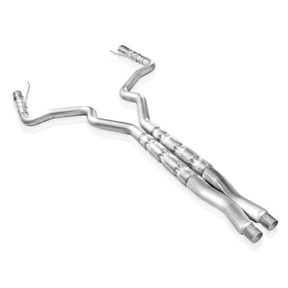 Stainless Works 2015-16 Mustang GT 3in Catback X-Pipe Retro Chambered Mufflers 2-1/2in Cores - Graveyard Performance