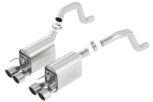 Borla 06-13 Chevy Corvette C6 ZO6/ZR1 Manual Trans S-Type II Rear Section Exht Dual Rd Rolled Tips - Graveyard Performance