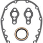 Edelbrock SBC Timing Cover Gasket And Oil Seal Kit