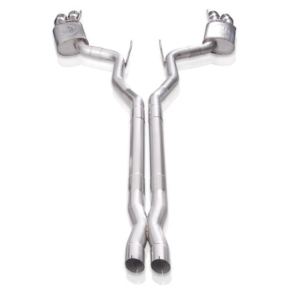 Stainless Works 18+ Ford Mustang GT Redline X-Pipe Performance Connect Cat-Back Exhaust - Graveyard Performance