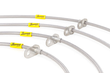 Goodridge 06-11 Honda Civic (Rear Disc Models) Stainless Steel Brake Line Kit - Graveyard Performance