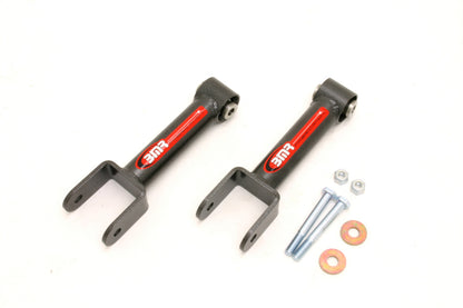 BMR 79-04 Fox Mustang Upper Control Arm Non-Adj. w/ Spherical Bearings - Black Hammertone - Graveyard Performance
