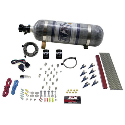 Nitrous Express GM LT1/LS1 Pro Piranha Nozzle Gas Nitrous Kit w/Composite Bottle - Graveyard Performance