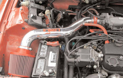 Injen 88-91 Civic Ex Si CRX Si Polished Short Ram Intake - Graveyard Performance