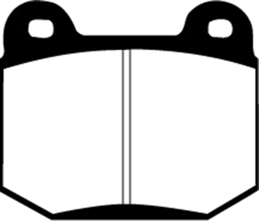 EBC 03-04 Infiniti G35 3.5 (Manual) (Brembo) Greenstuff Rear Brake Pads - Graveyard Performance