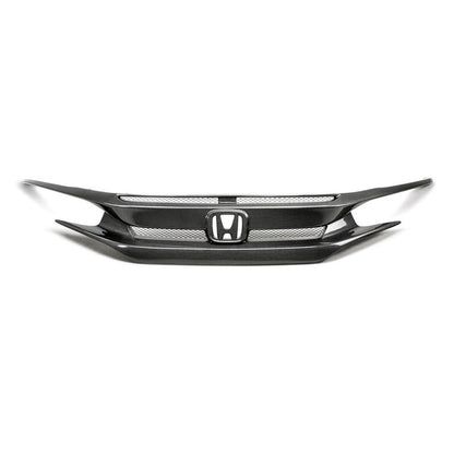 Seibon 16-18 Honda Civic OEM-Style Carbon Fiber Front Grill - Graveyard Performance