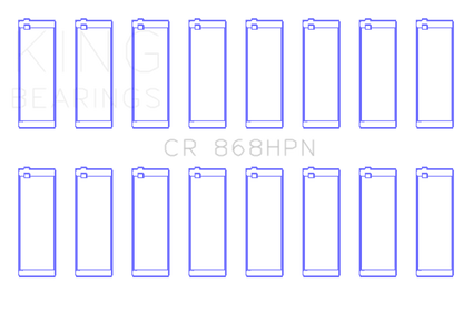 King Engine Bearings Ford Prod V8 4.6L/5.4L Performance Rod Bearing Set - Size STD - Graveyard Performance