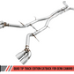 AWE Tuning 16-19 Chevy Camaro SS Resonated Cat-Back Exhaust -Track Edition (Quad Chrome Silver Tips)