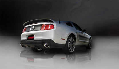 Corsa 2011-2014 Ford Mustang GT/Boss 302 5.0L V8 Polished Xtreme Axle-Back Exhaust - Graveyard Performance
