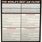 K&N Replacement Air Filter FORD MUSTANG, 3.8L, 5.0L, 94-97