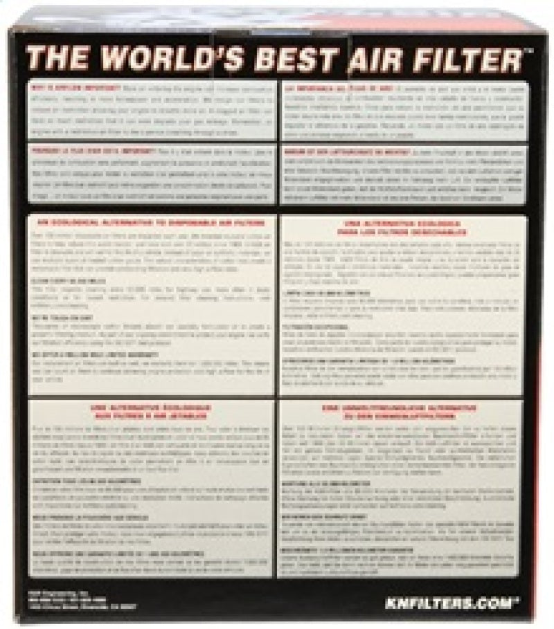K&N Filter Universal Rubber Filter 5in Flange 6.5in Base 4.5in Top 5.5in Height - Graveyard Performance
