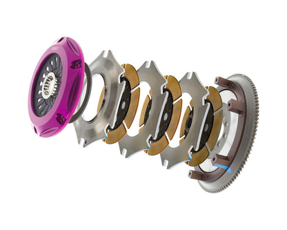 Exedy 2008-2015 Mitsubishi Lancer Evolution GSR L4 Hyper Triple Cerametallic Clutch Rigid Disc - Graveyard Performance