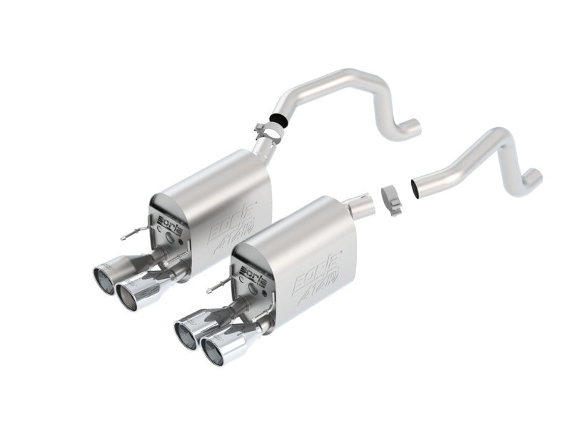 Borla 09-12 Chevy Corvette C6 Coupe/Convertible 6.2L 8cyl Aggressive ATAK Exhaust - Graveyard Performance