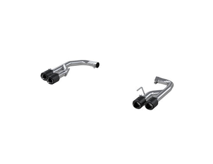 MBRP 18-21 Ford Mustang GT 5.0L T304 SS 2.5i Axle-Back, Dual Rear Exit with Quad CF Tips - Graveyard Performance