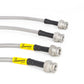 Goodridge 89-91 Honda Civic/CRX (w/Rear Drum) Stainless Steel Brake Line Kit