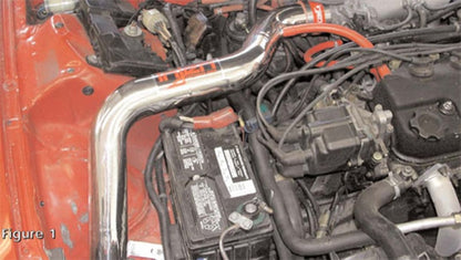 Injen 88-91 Civic Ex Si CRX Si Polished Cold Air Intake - Graveyard Performance