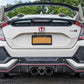 Rally Armor 17-22 Honda Civic Type R Red UR Mud Flap w/Black Logo