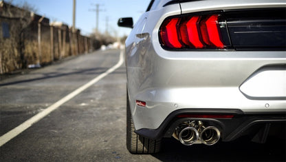 Corsa 2018-2023 Ford Mustang GT Fastback 5.0L 3in Sport Axle-Back Exhaust w/ 4in Black Tips - Graveyard Performance