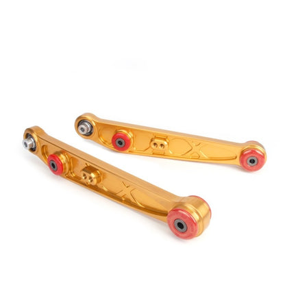 Skunk2 Honda/Acura EG/DC Alpha Series Rear Lower Control Arm Set - Gold - Graveyard Performance