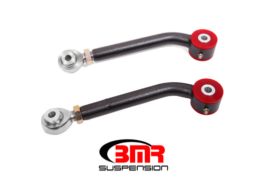 BMR 08-17 Challenger Upper Trailing Arms w/ Single Adj. Poly/Rod Ends - Black Hammertone