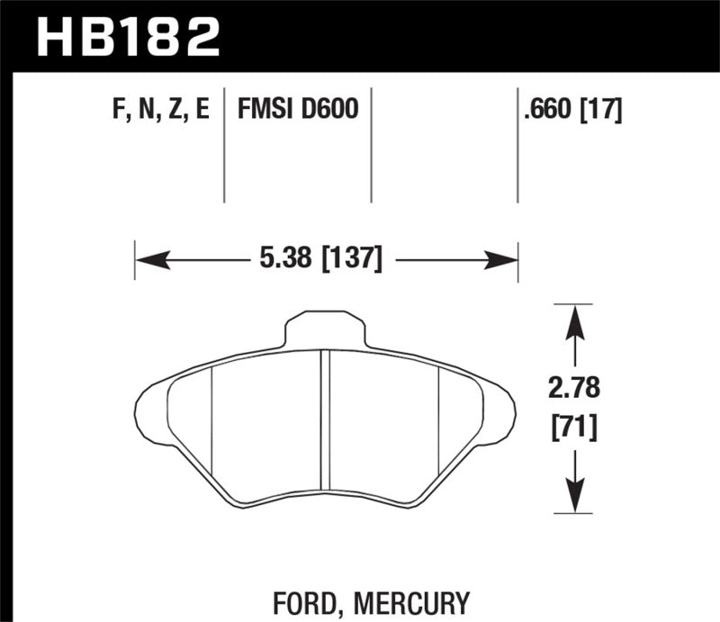 Hawk Performance Ceramic Street Brake Pads - Graveyard Performance