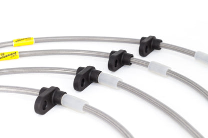 Goodridge 99-00 Honda Civic Si (w/Rear Disc) Stainless Steel Brake Line Kit - Graveyard Performance