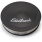 Edelbrock Air Cleaner Pro-Flo Series Round Steel Top Paper Element 14In Dia X 3 75In Dropped Base