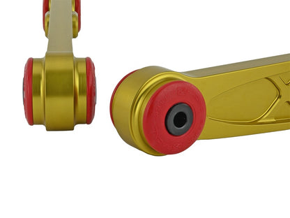 Skunk2 Honda/Acura EK Alpha Series Rear Lower Control Arm Set - Gold - Graveyard Performance