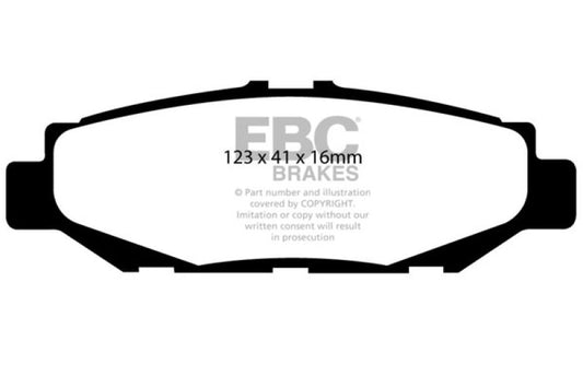 EBC 93-97 Lexus GS300 3.0 Yellowstuff Rear Brake Pads - Graveyard Performance