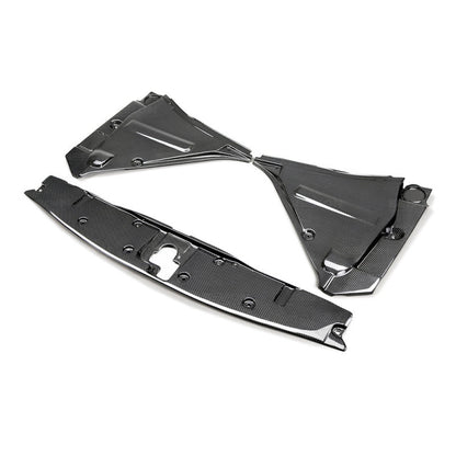 Seibon 09-10 Nissan GT-R R35 Carbon Fiber Cooling Plate - Graveyard Performance