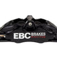 EBC Racing 05-11 Ford Focus ST (Mk2) Front Left Apollo-4 Black Caliper