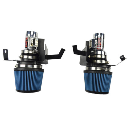 Injen 07-08 350Z 3.5L V6  Air Fusion and Air Horns Polished Short Ram Intake - Graveyard Performance