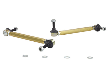 Whiteline 02-06 Mini Cooper S Front Swaybar link kit-Adjustable ball end links - Graveyard Performance