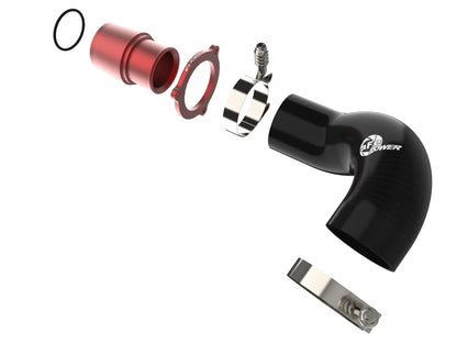 aFe 15-19 VW GTI Turbocharger Inlet Pipe - Red - Graveyard Performance