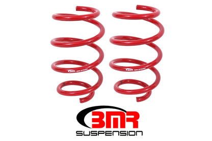 BMR 15-17 S550 Mustang Front Handling Version Lowering Springs - Red - Graveyard Performance
