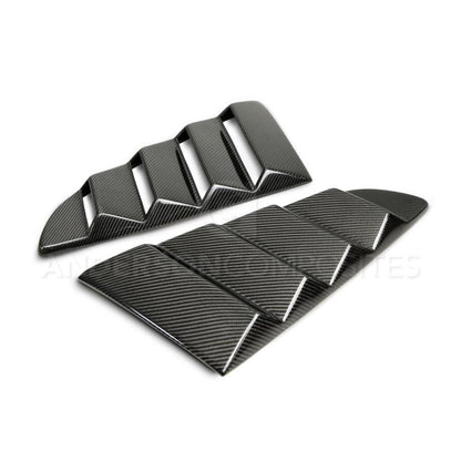 Anderson Composites 2015-2017 Ford Mustang Type-V Style Window Louvers - Vented - Graveyard Performance