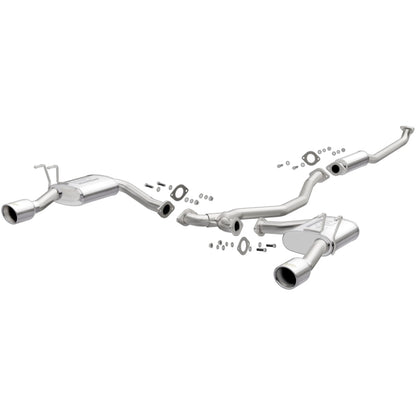 MagnaFlow Cat-Back 2016 Honda Civic (Sedan Only) 1.5L L4 Turbo 2.25in SS Dual Outlet - Graveyard Performance