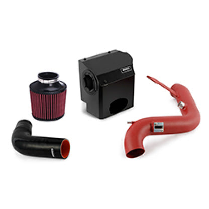 Mishimoto 14-15 Ford Fiesta ST 1.6L Performance Air Intake Kit - Wrinkle Red - Graveyard Performance