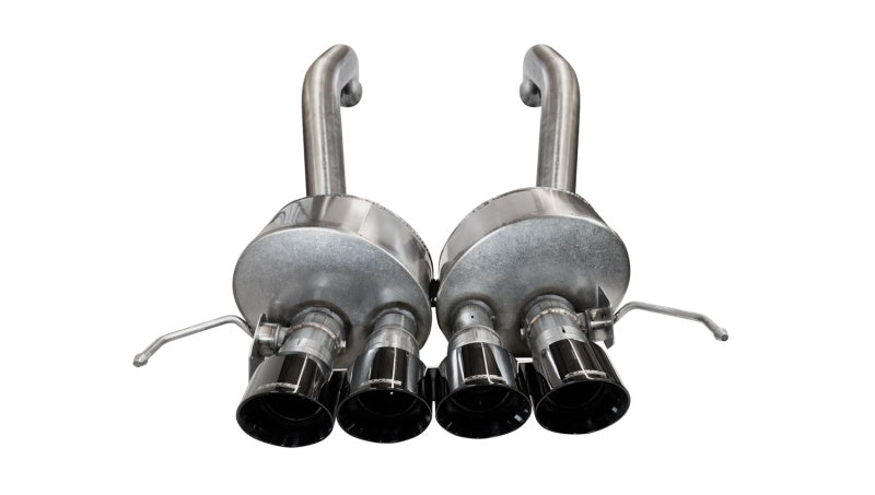 Corsa 2015-2019 Chevrolet Corvette C7 Z06 6.2L 2.75in Xtreme Axle-Back w/ Dual NPP & Quad Black Tips - Graveyard Performance