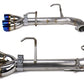 FactionFab Axle Back Exhaust w/ Burnt Tips 2015-2020 Subaru WRX, STi