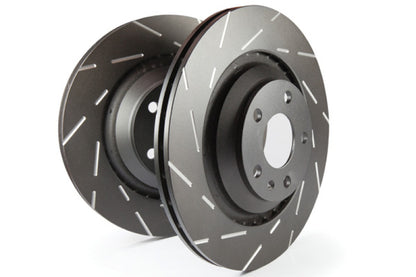 EBC 2018+ Hyundai Veloster (2nd Gen) 2.0L USR Slotted Rear Rotors - Graveyard Performance