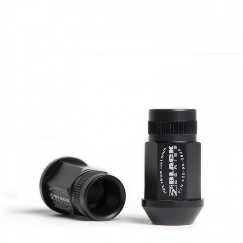 Skunk2 12 x 1.5 Forged Lug Nut Set (Black Series) (20 Pcs.) - Graveyard Performance