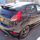 Rally Armor 13-19 Ford Fiesta ST Red UR Mud Flap w/White Logo