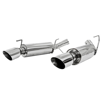 MBRP 05-10 Ford Mustang GT 5.0/Shelby GT500 Dual Mufflers Axle Back Split Rear AL - Graveyard Performance