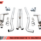 AWE Tuning 2015+ Dodge Challenger 6.4L/6.2L SC Track Edition Exhaust - Quad Chrome Silver Tips