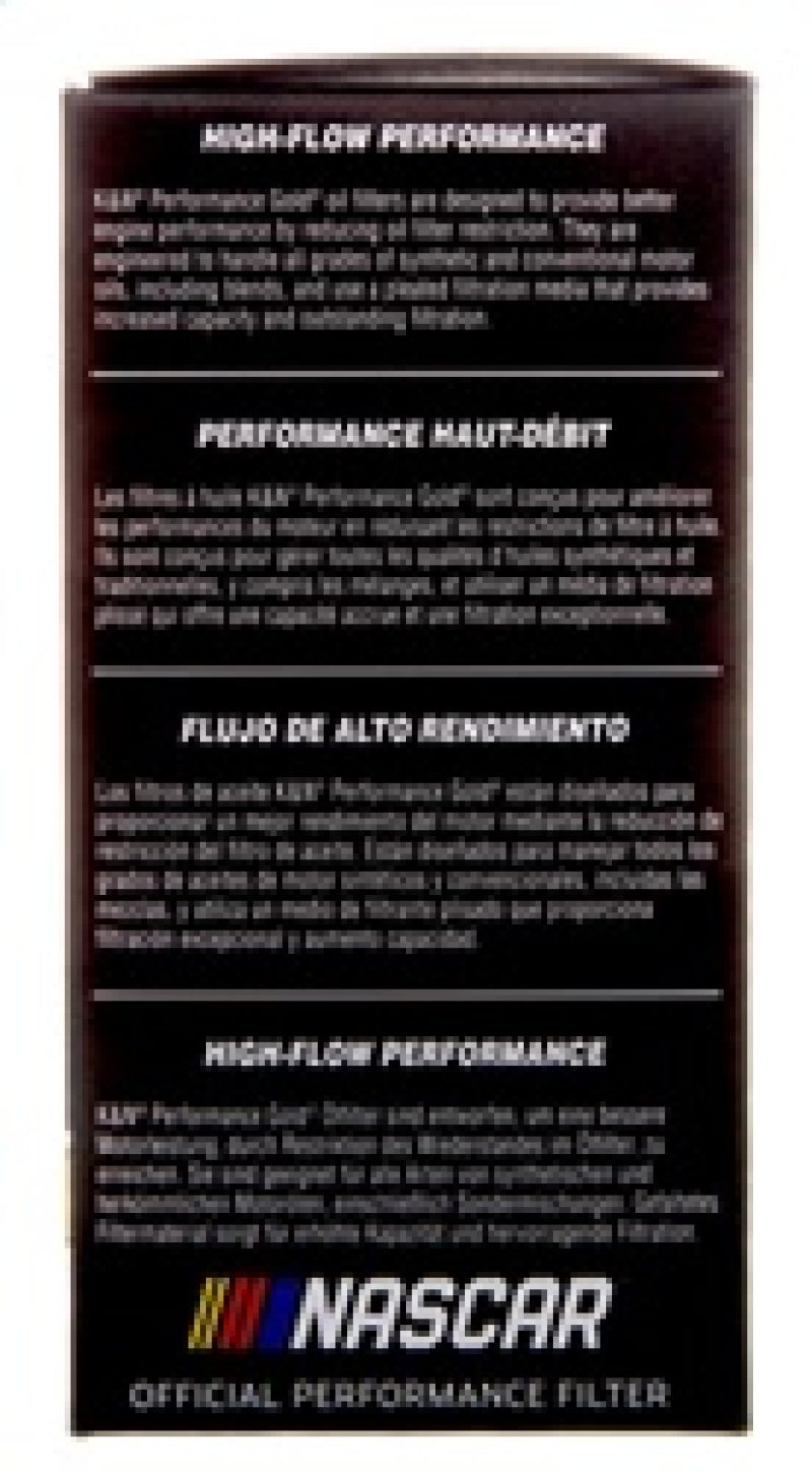K&N Performance Oil Filter for 2019 Audi A3 2.0L - Graveyard Performance