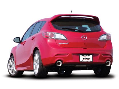 Borla 10-13 Mazda 3/Mazdaspeed 3 2.5L/2.3L Turbo FEW MT Hatchback SS Exhaust (rear section only) - Graveyard Performance